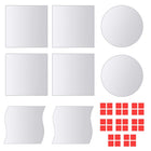 Spiegeltegels glas meervormig 16 stuks