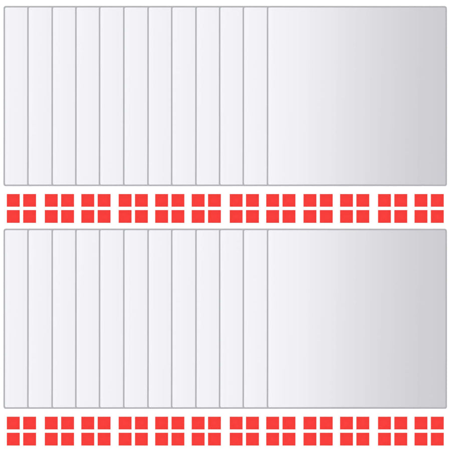Spiegeltegels Vierkant Glas 48