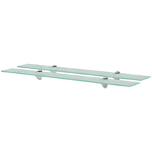 Schappen Zwevend 8 Mm Glas 2 80 x 10 cm Doorzichtig