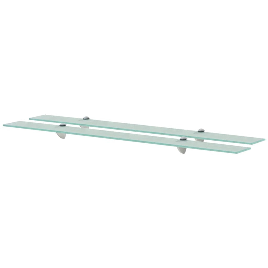 Schappen Zwevend 8 Mm Glas 2 100 x 10 cm Doorzichtig