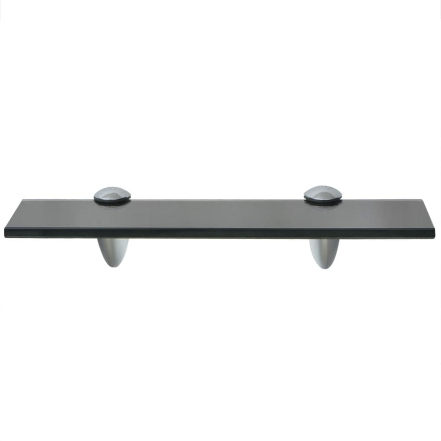 Schappen Zwevend 8 Mm Glas 2 30 x 10 cm Zwart
