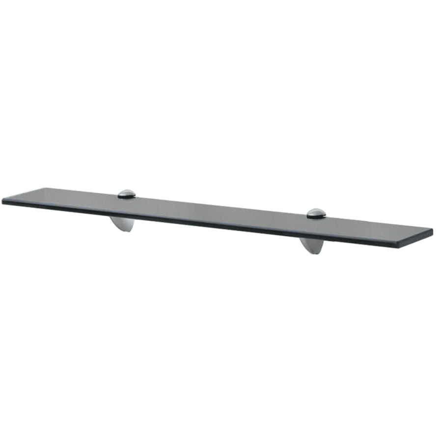Schappen Zwevend 8 Mm Glas 2 70 x 10 cm Zwart