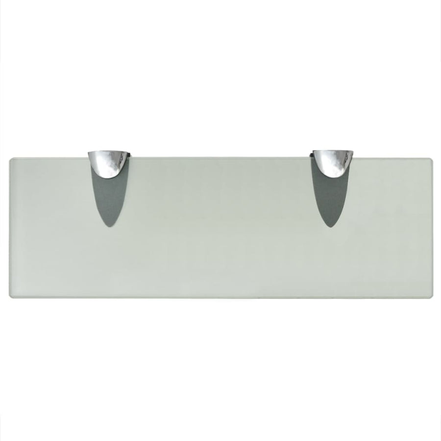 Schappen Zwevend 8 Mm Glas 2 30 x 10 cm Wit