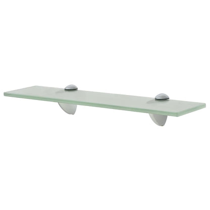 Schappen Zwevend 8 Mm Glas 2 40 x 10 cm Wit