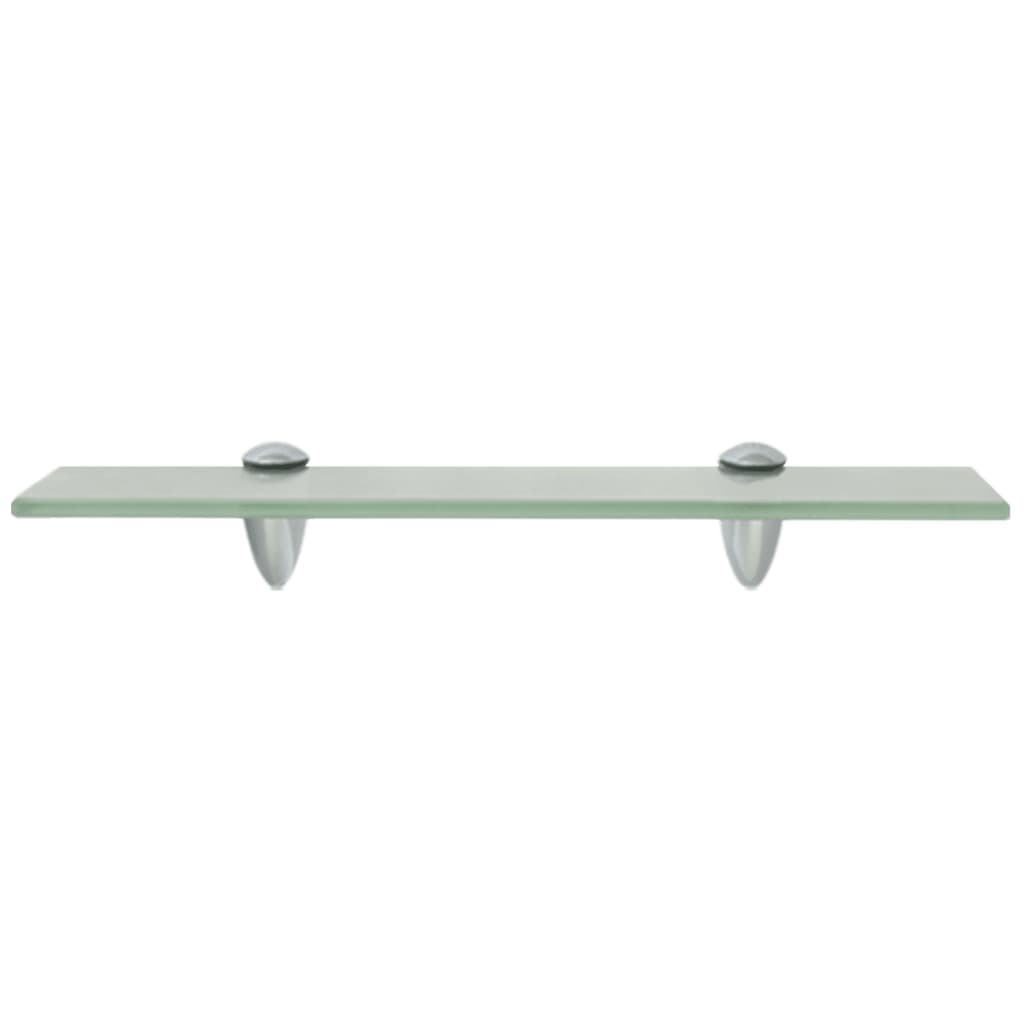 Schappen Zwevend 8 Mm Glas 2 40 x 10 cm Wit