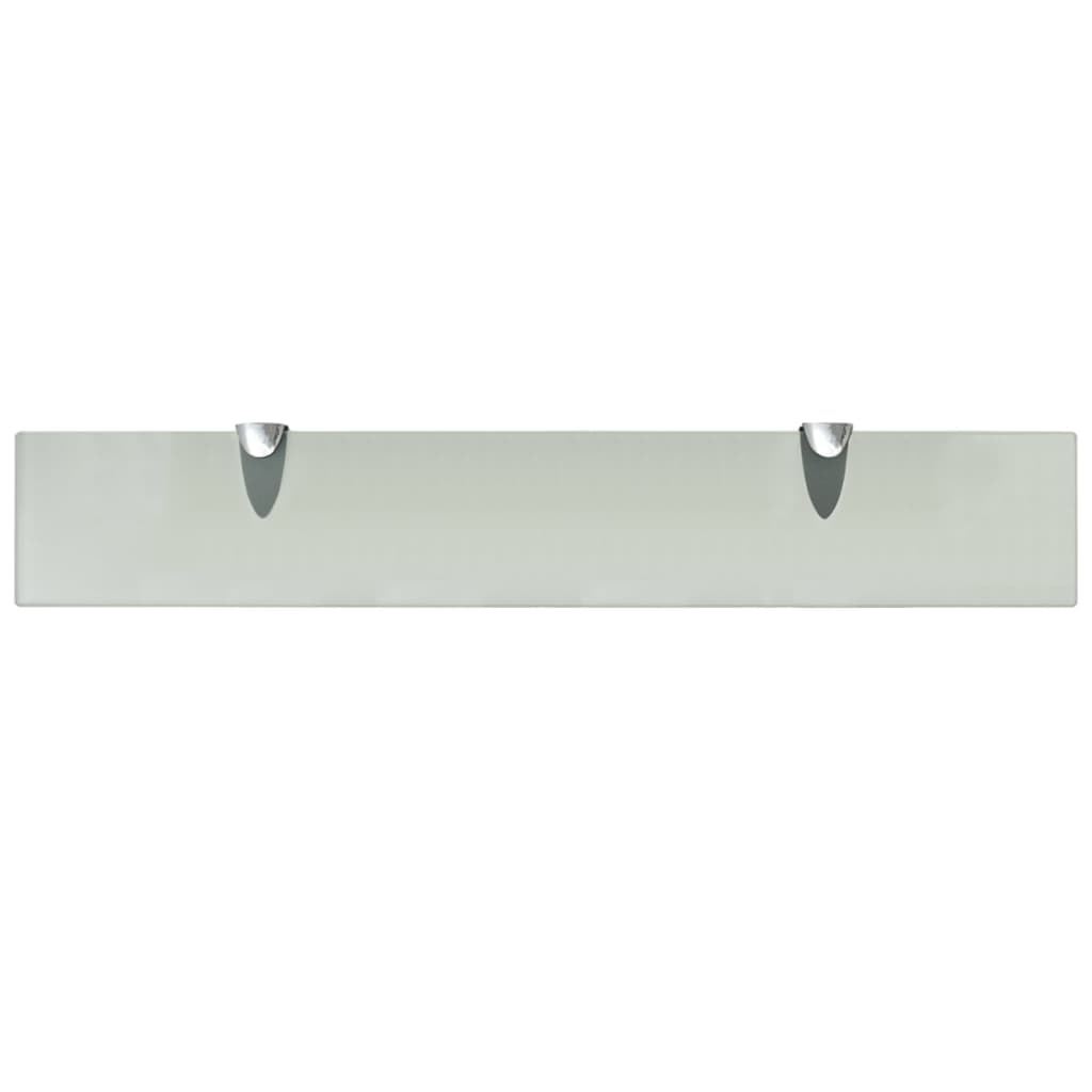 Schappen Zwevend 8 Mm Glas 2 60 x 10 cm Wit