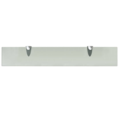 Schappen Zwevend 8 Mm Glas 2 60 x 10 cm Wit