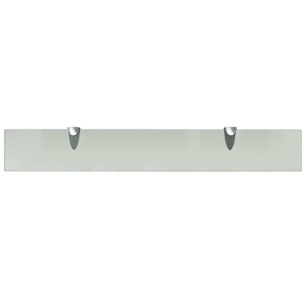 Schappen Zwevend 8 Mm Glas 2 70 x 10 cm Wit