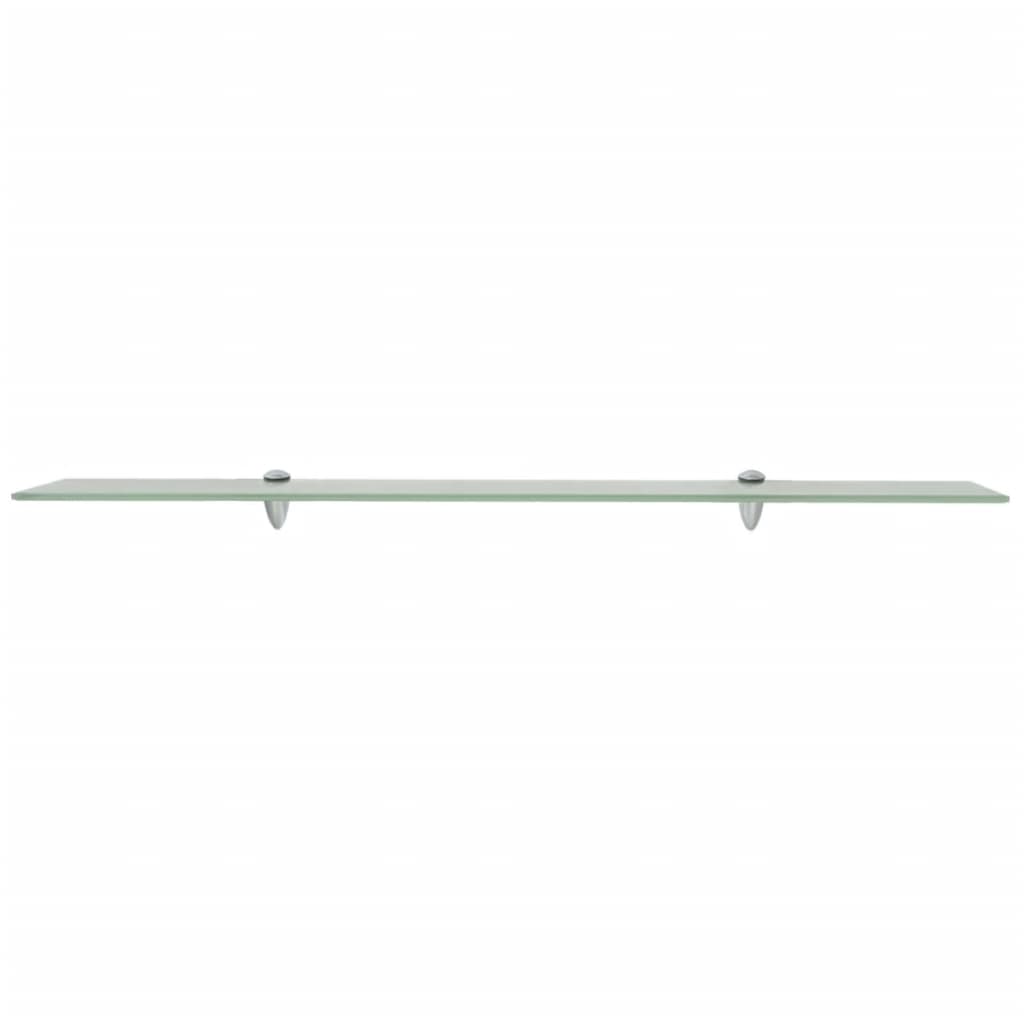 Schappen Zwevend 8 Mm Glas 2 100 x 10 cm Wit