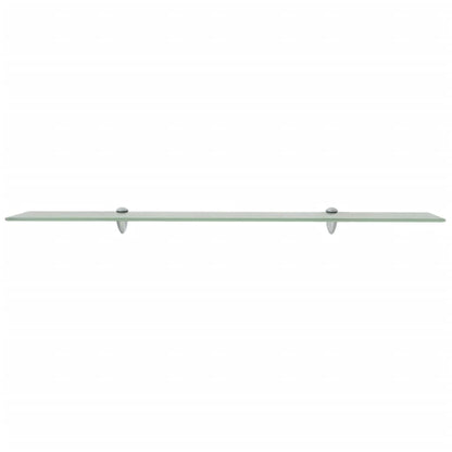Schappen Zwevend 8 Mm Glas 2 100 x 10 cm Wit