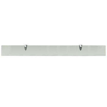 Schappen Zwevend 8 Mm Glas 2 100 x 10 cm Wit