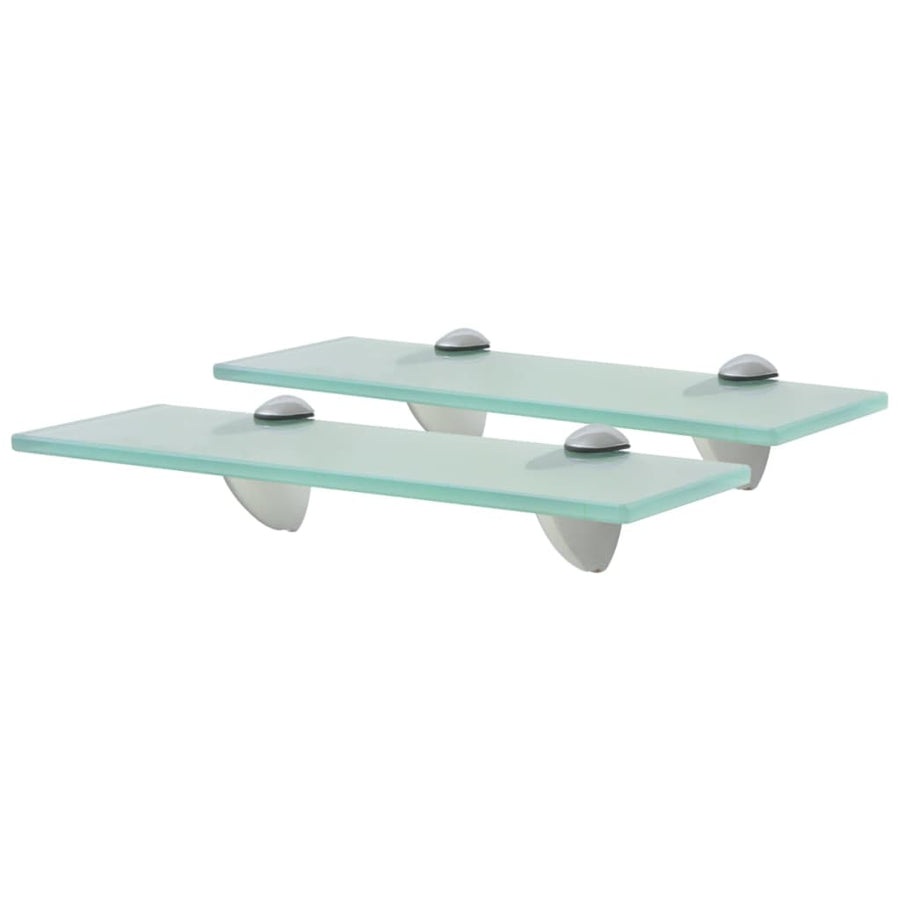 Schappen Zwevend 8 Mm Glas 2 30 x 20 cm Doorzichtig