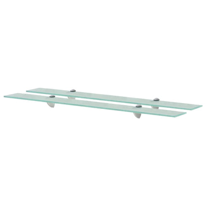 Schappen Zwevend 8 Mm Glas 2 90 x 20 cm Doorzichtig