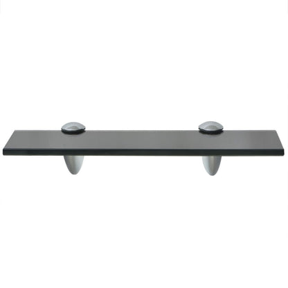 Schappen Zwevend 8 Mm Glas 2 30 x 20 cm Zwart