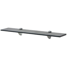 Schappen Zwevend 8 Mm Glas 2 60 x 20 cm Zwart