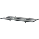Floating shelves 2 pcs 70x20 cm 8 mm glass