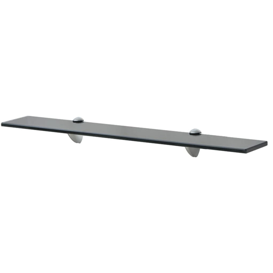 Schappen Zwevend 8 Mm Glas 2 70 x 20 cm Zwart