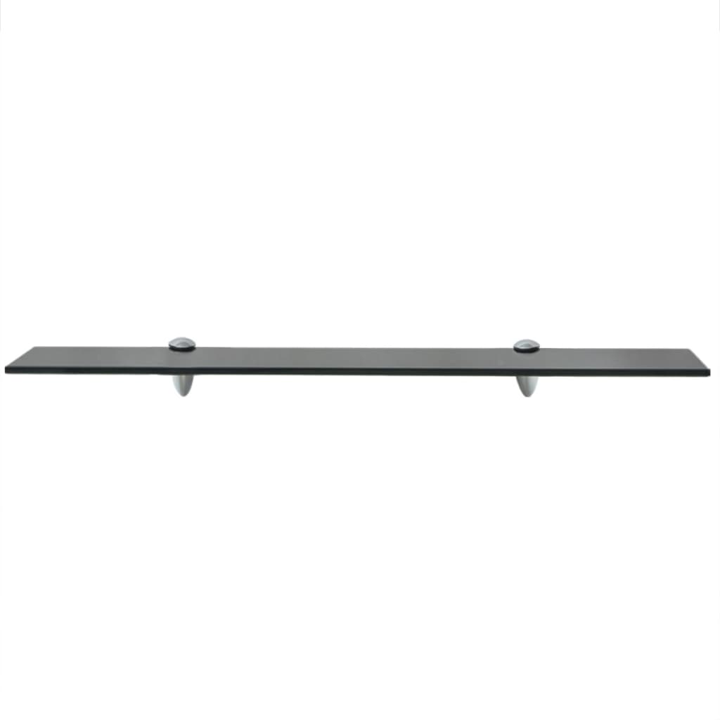 Schappen Zwevend 8 Mm Glas 2 70 x 20 cm Zwart