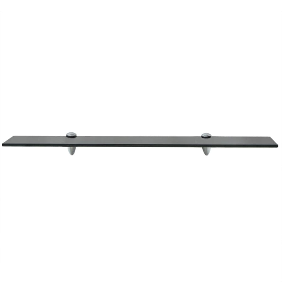 Schappen Zwevend 8 Mm Glas 2 70 x 20 cm Zwart