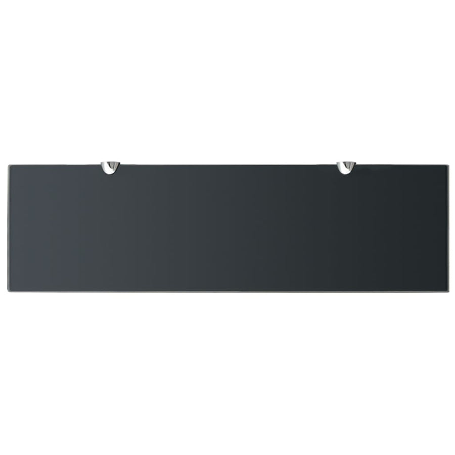 Schappen Zwevend 8 Mm Glas 2 70 x 20 cm Zwart