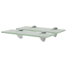 Schappen Zwevend 8 Mm Glas 2 30 x 20 cm Wit