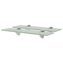 Schappen Zwevend 8 Mm Glas 2 40 x 20 cm Wit