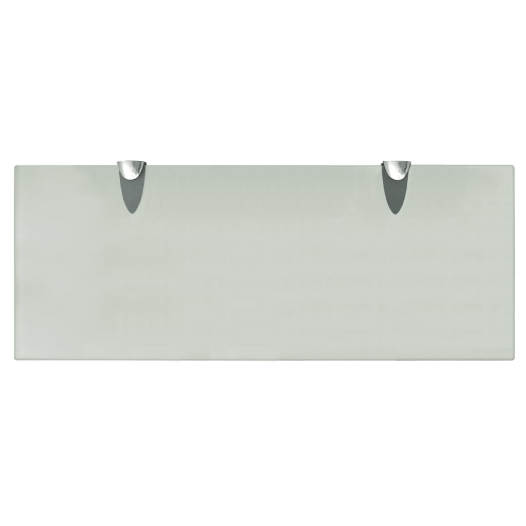 Schappen Zwevend 8 Mm Glas 2 50 x 20 cm Wit