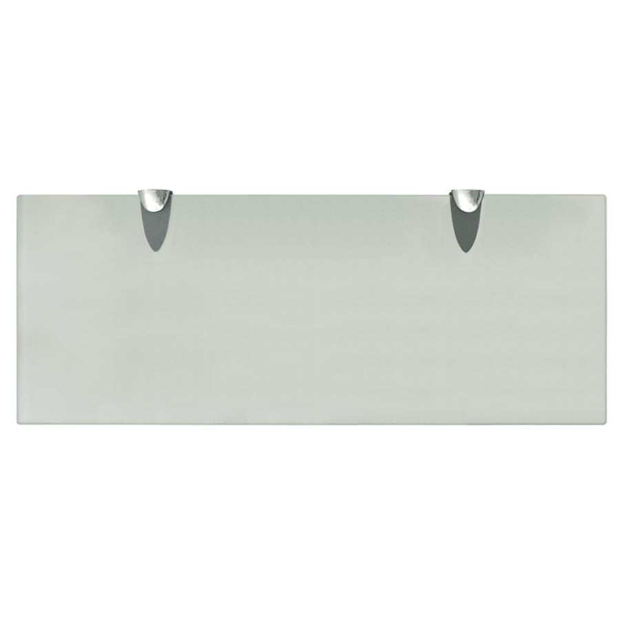 Schappen Zwevend 8 Mm Glas 2 50 x 20 cm Wit