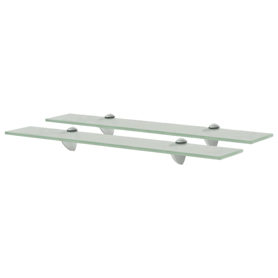 Schappen Zwevend 8 Mm Glas 2 60 x 20 cm Wit