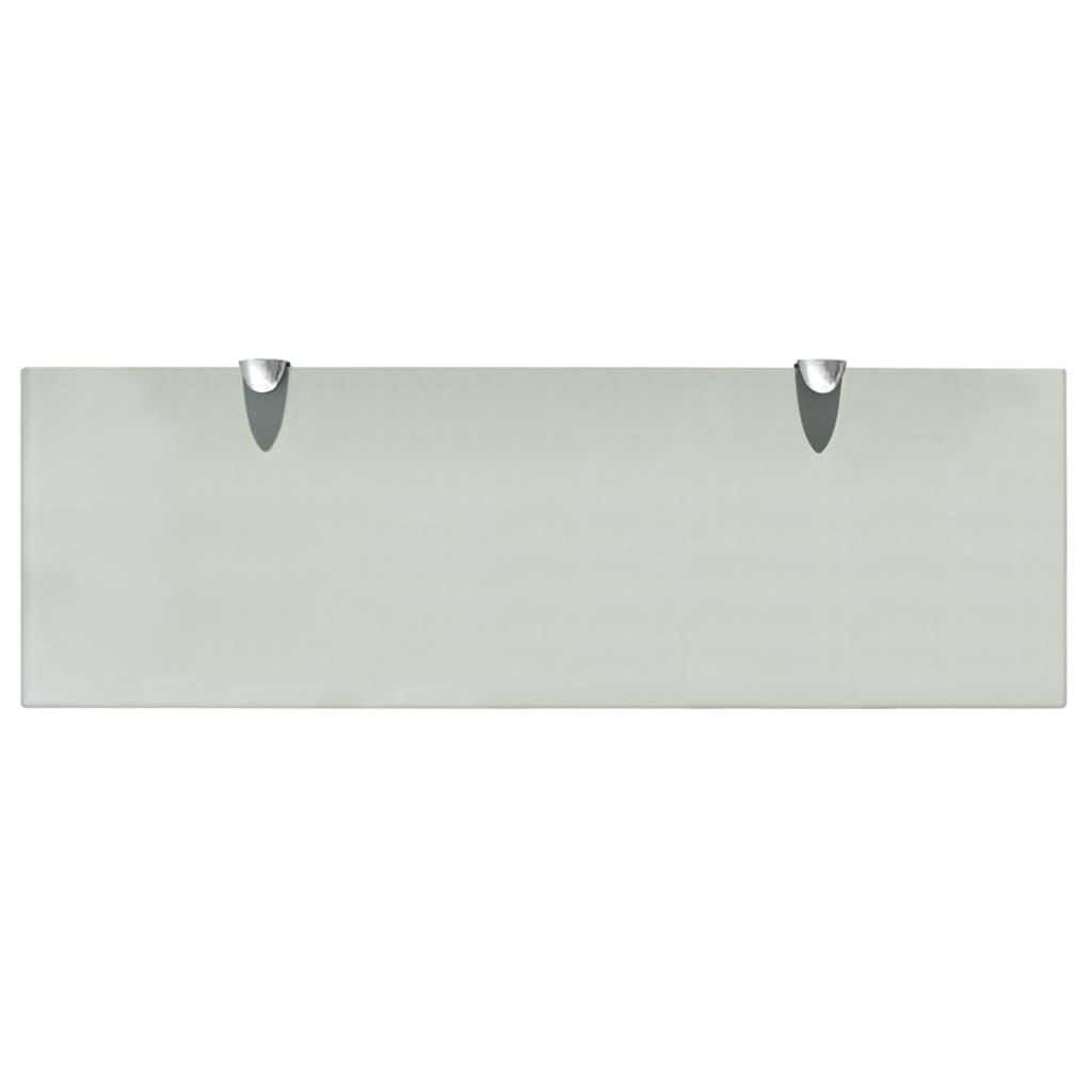 Schappen Zwevend 8 Mm Glas 2 60 x 20 cm Wit