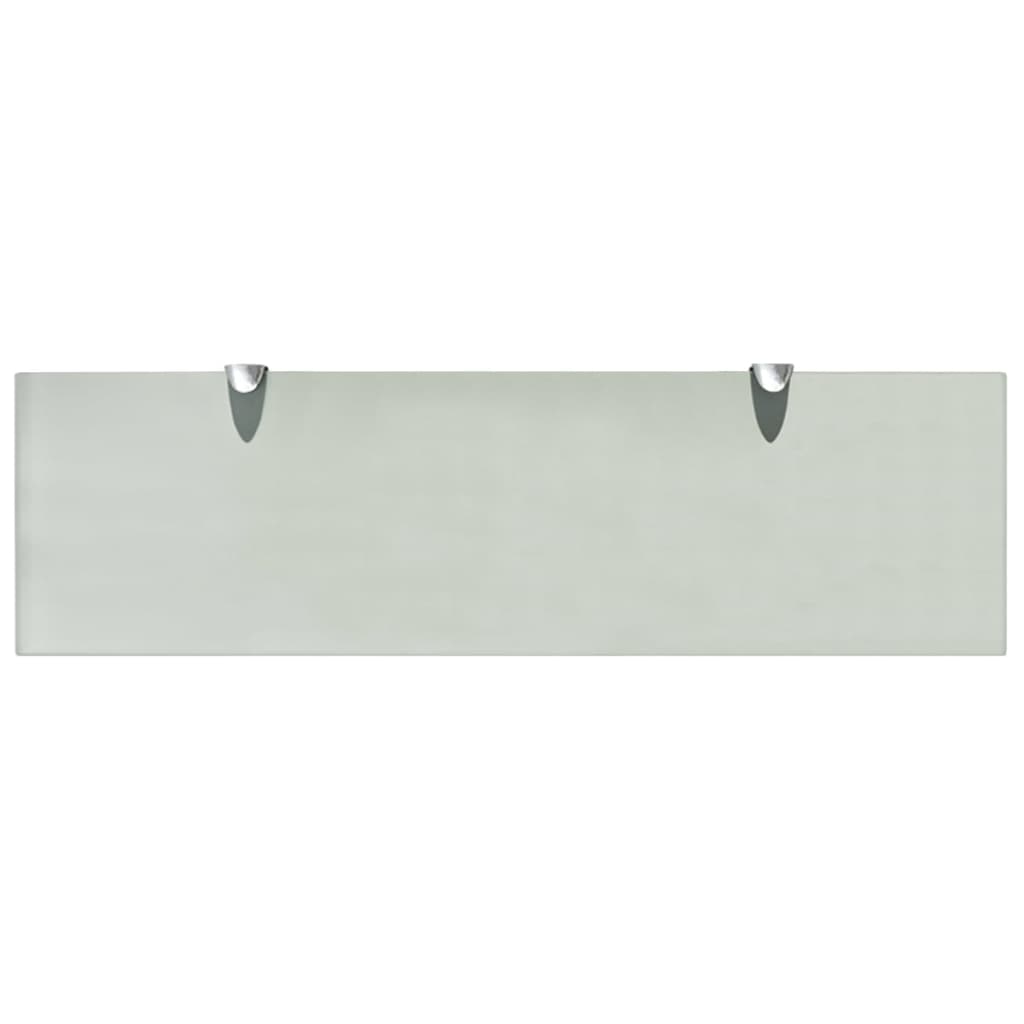 Schappen Zwevend 8 Mm Glas 2 70 x 20 cm Wit