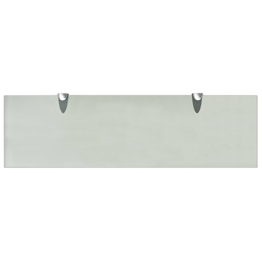 Schappen Zwevend 8 Mm Glas 2 70 x 20 cm Wit
