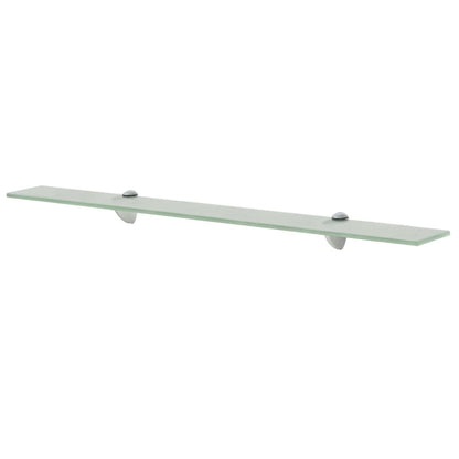 Schappen Zwevend 8 Mm Glas 2 80 x 20 cm Wit
