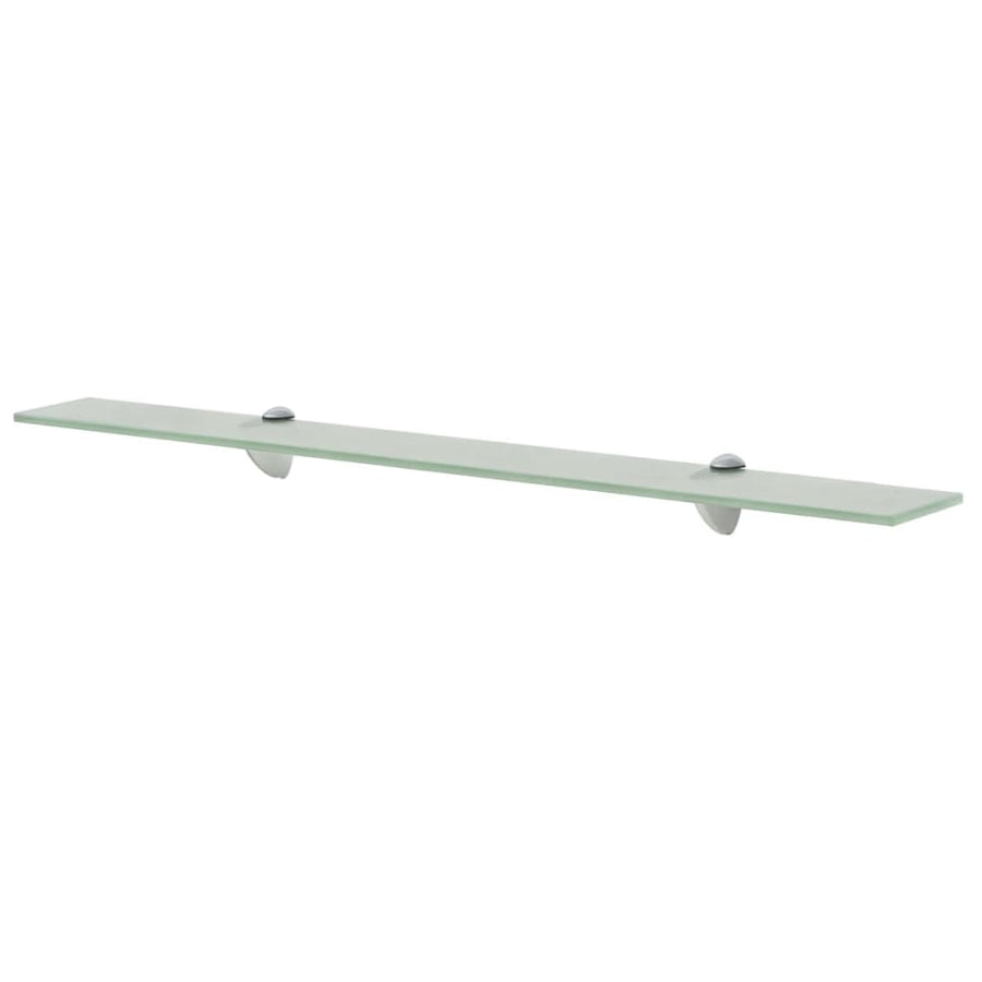 Schappen Zwevend 8 Mm Glas 2 80 x 20 cm Wit