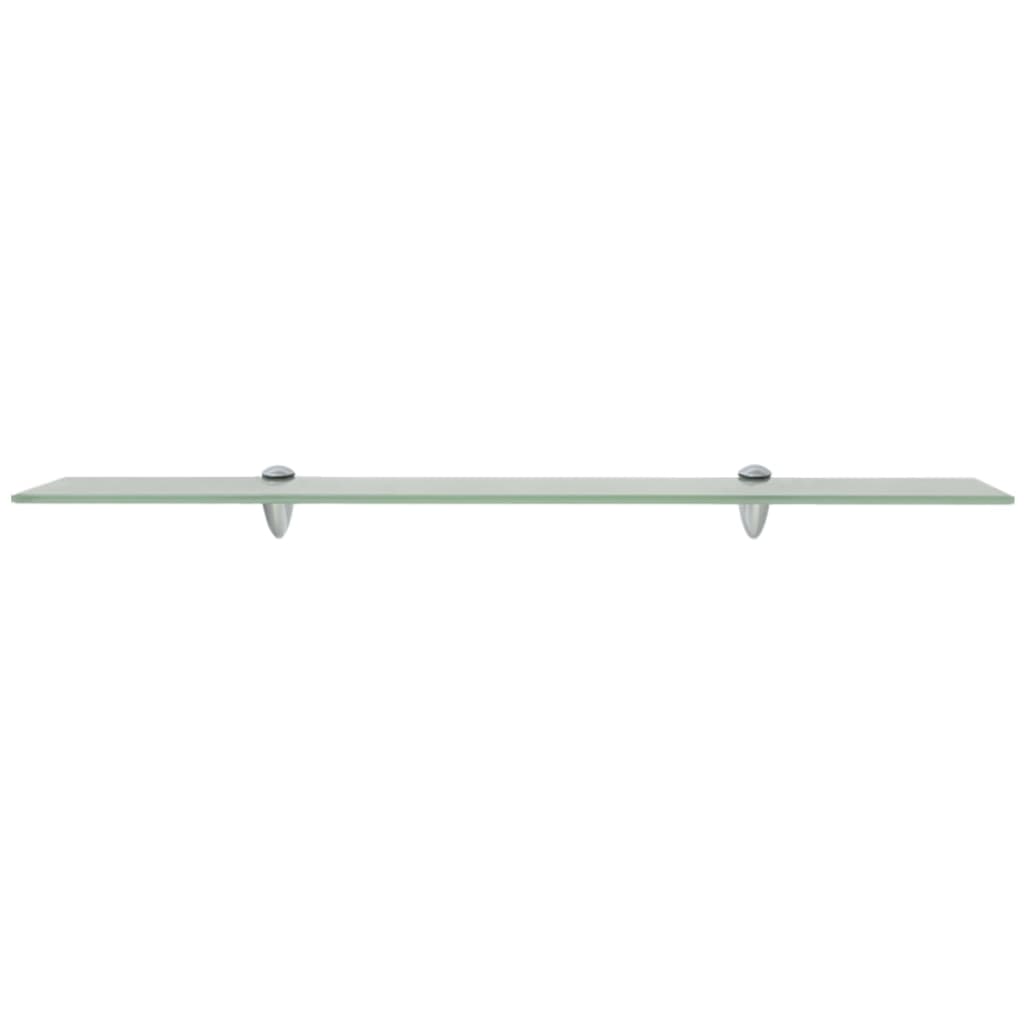 Schappen Zwevend 8 Mm Glas 2 80 x 20 cm Wit