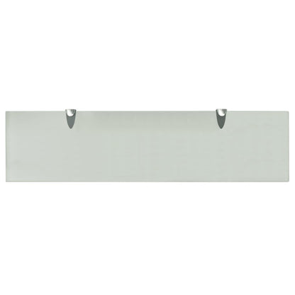 Schappen Zwevend 8 Mm Glas 2 80 x 20 cm Wit