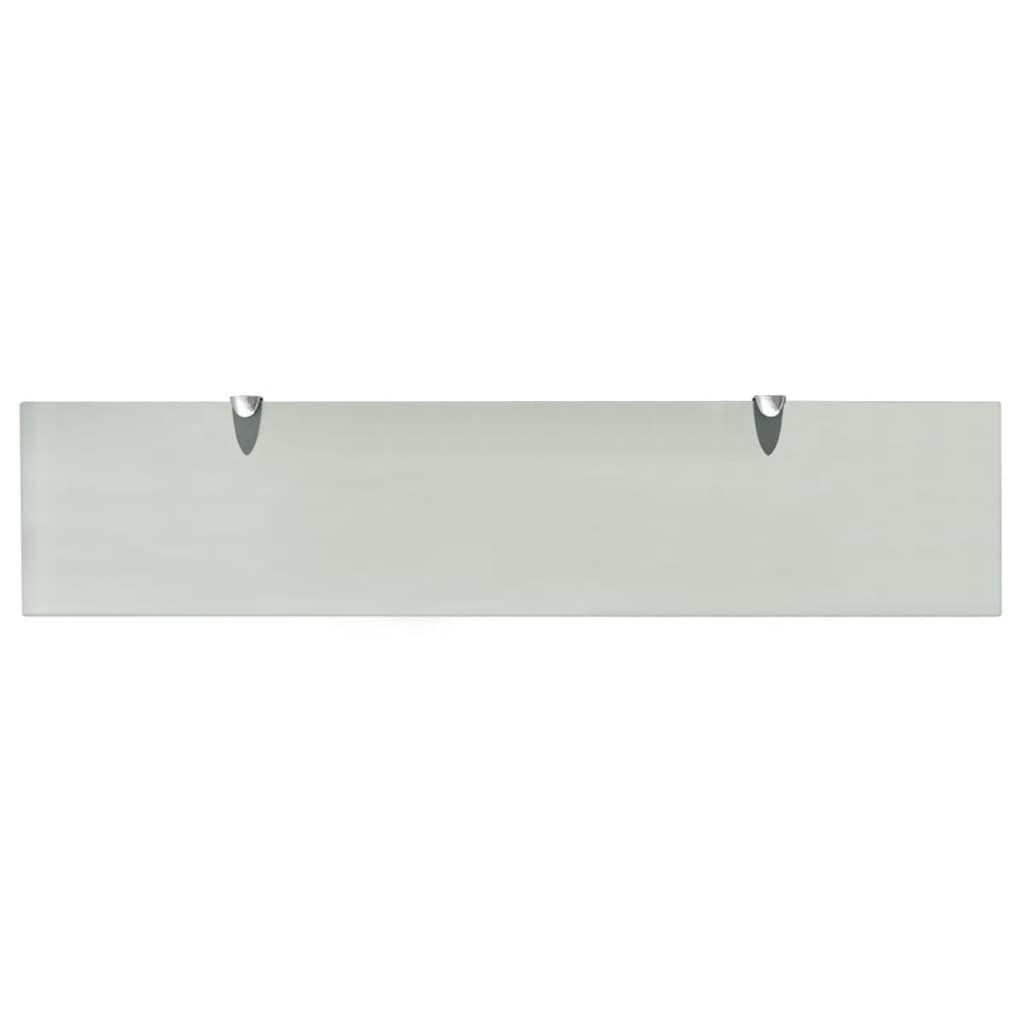 Schappen Zwevend 8 Mm Glas 2 90 x 20 cm Wit