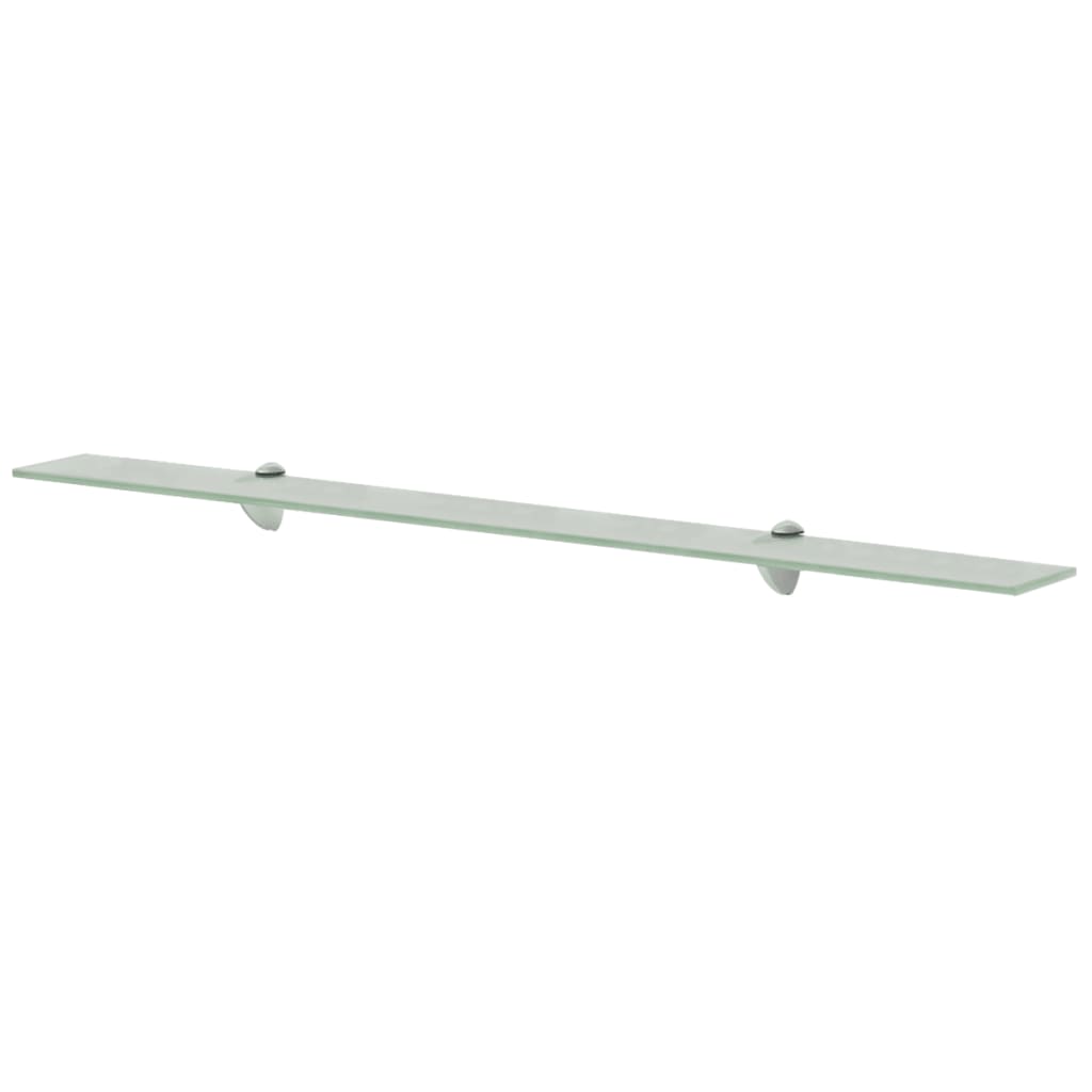 Schappen Zwevend 8 Mm Glas 2 100 x 20 cm Wit