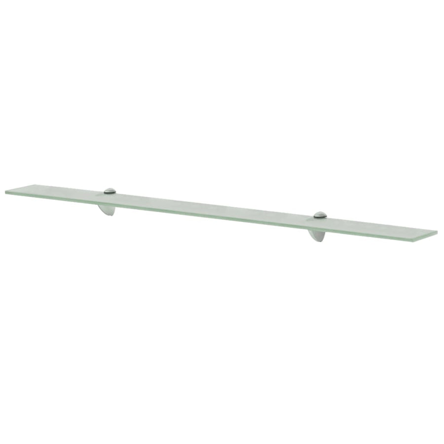 Schappen Zwevend 8 Mm Glas 2 100 x 20 cm Wit