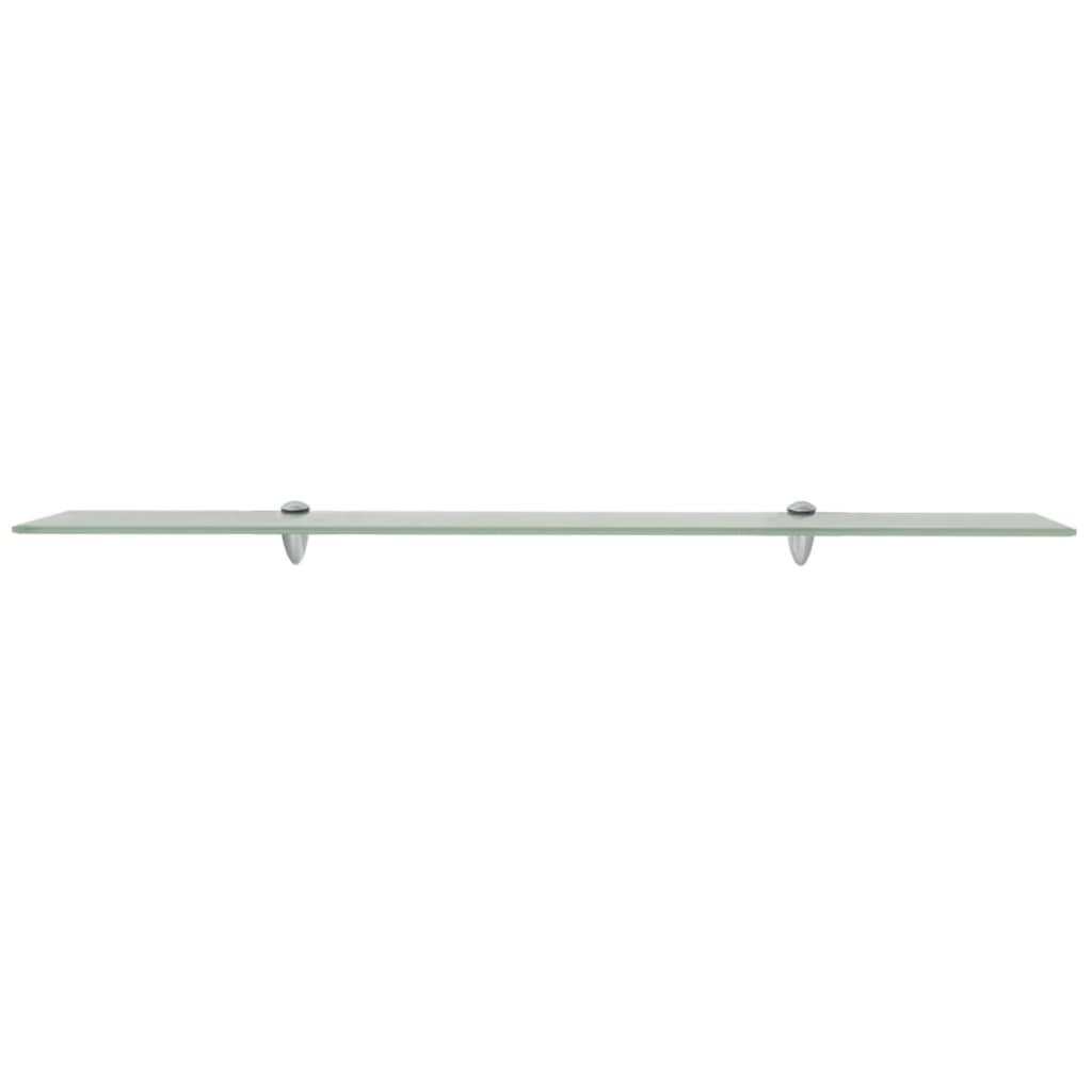 Schappen Zwevend 8 Mm Glas 2 100 x 20 cm Wit