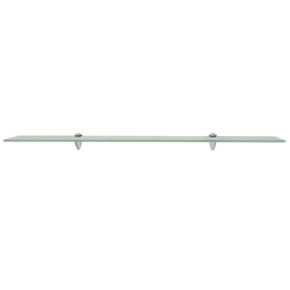 Schappen Zwevend 8 Mm Glas 2 100 x 20 cm Wit