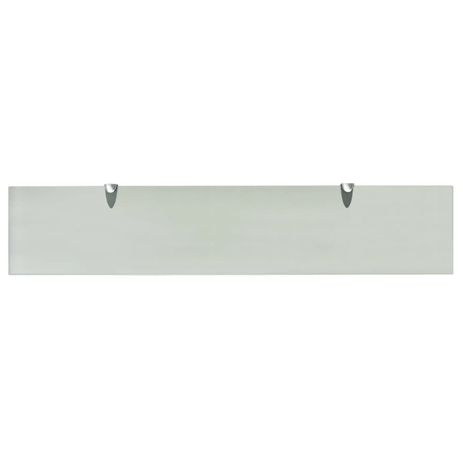 Schappen Zwevend 8 Mm Glas 2 100 x 20 cm Wit