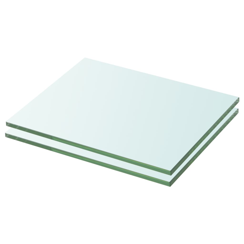 Schappen Glas Transparant 2 20 x 20 cm