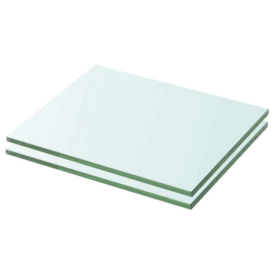 Schappen Glas Transparant 2 20 x 20 cm