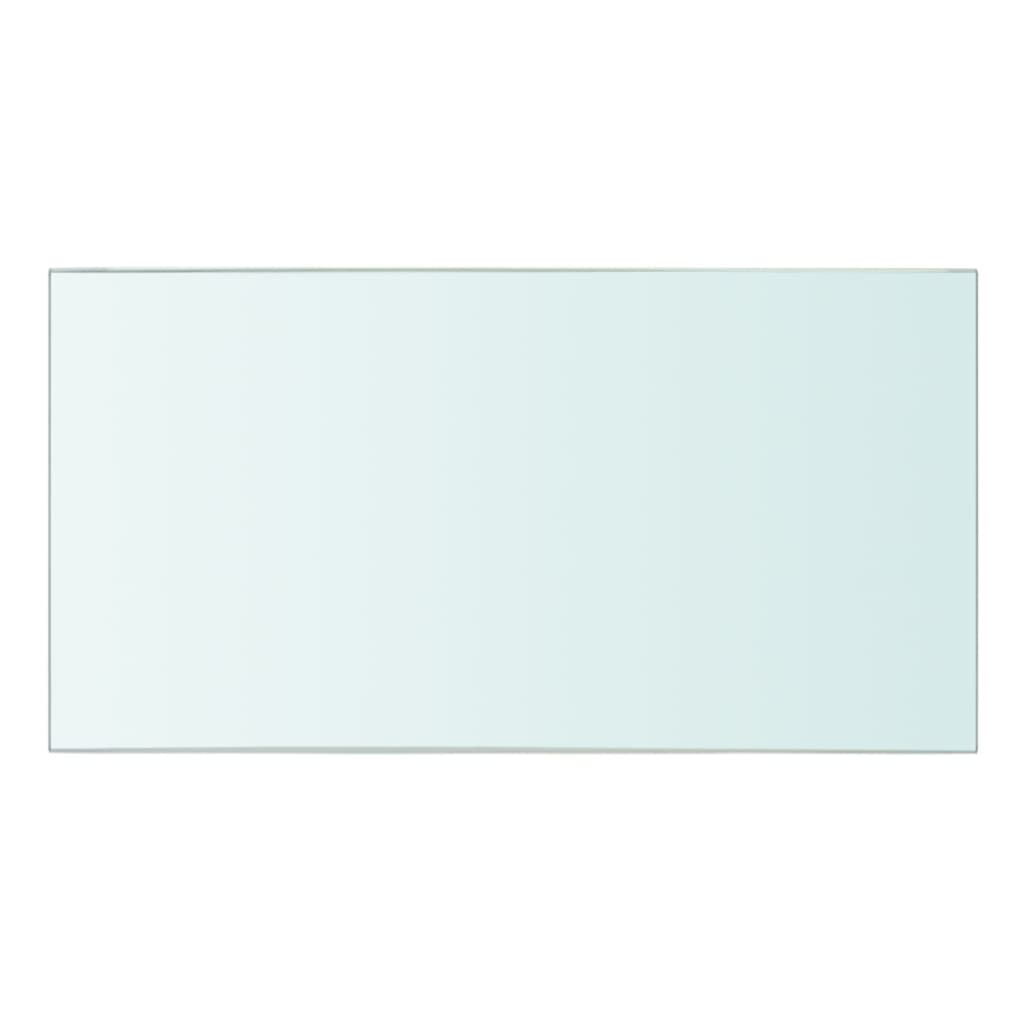 Schappen Glas Transparant Lichtgrijs 2 30 x 12 cm