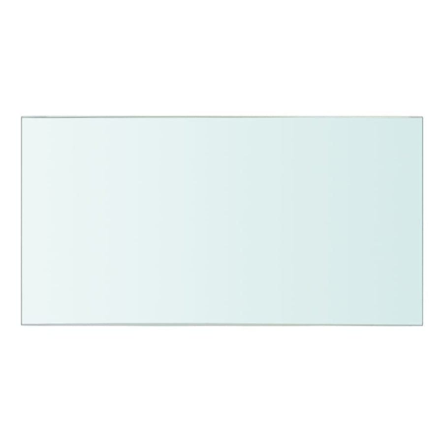 Schappen Glas Transparant Lichtgrijs 2 30 x 12 cm