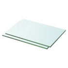 Wandplanken glas 30x15 cm transparant 2 stuks