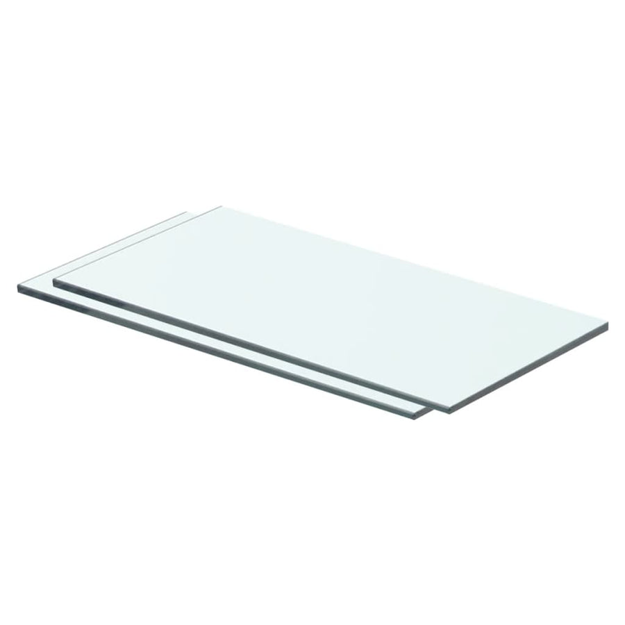 Schappen Glas Transparant 2 40 x 15 cm