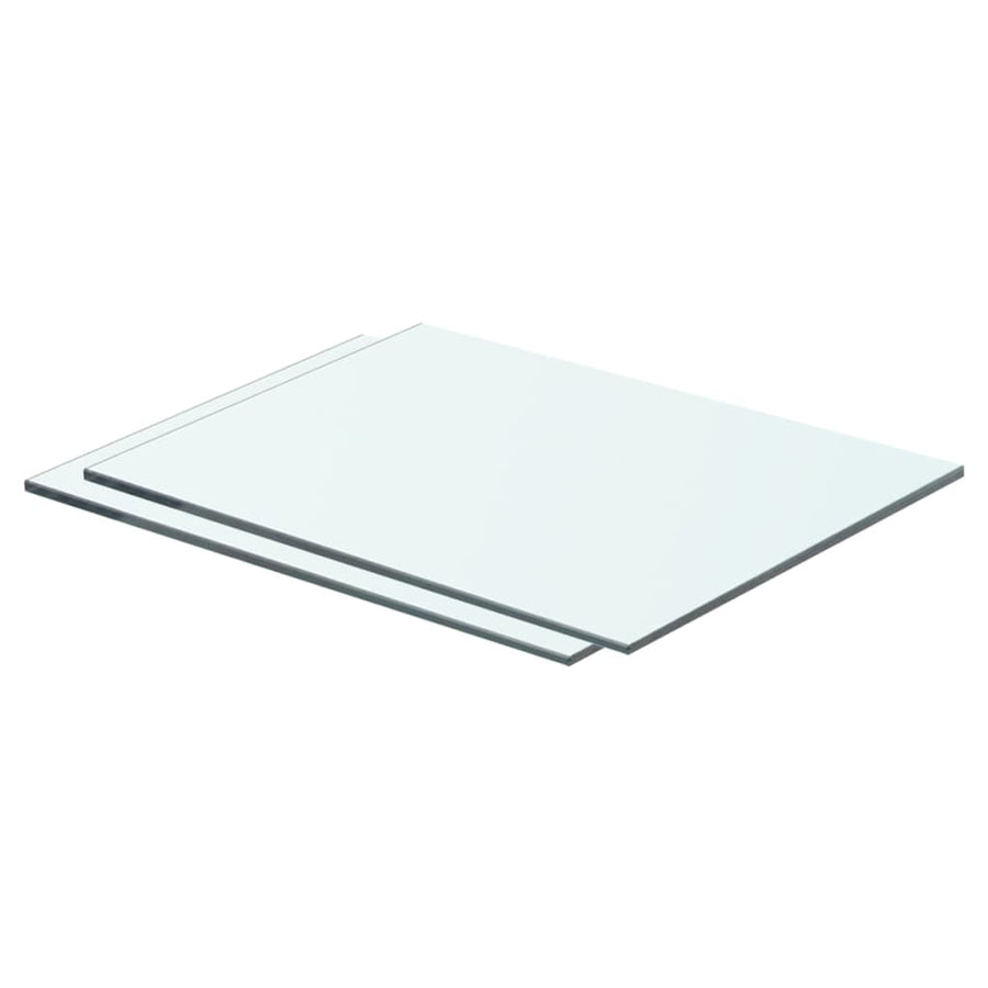 Schappen Glas Transparant 2 40 x 25 cm