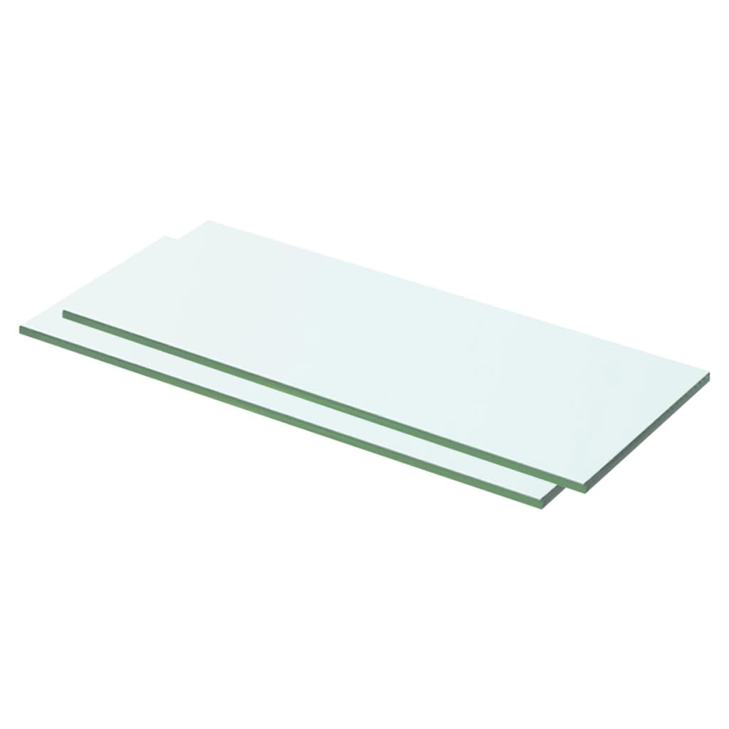 Schappen Glas Transparant 2 50 x 15 cm